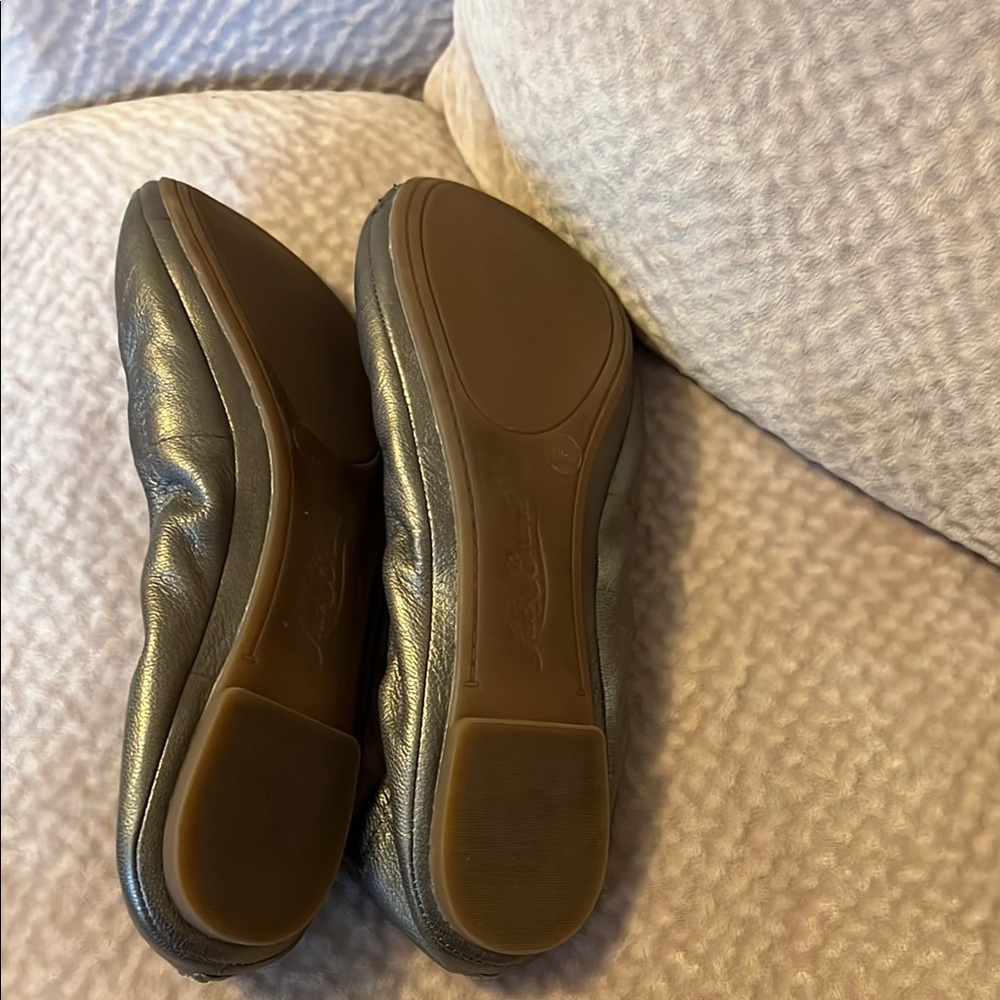 Lucky Brand Metallic Flats - Picture 3 of 4